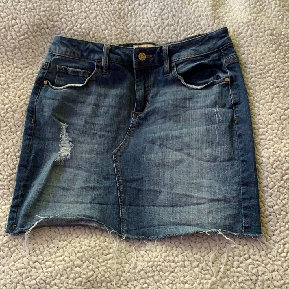 jean skirt